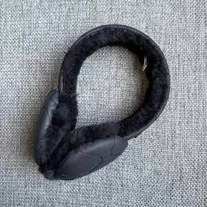 UGG black sheepskin earmuffs BNWOT